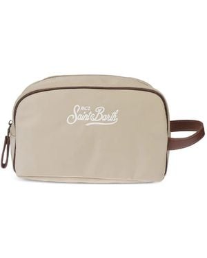 MC2 Saint Barth Trousse De Toilette Westwood À Logo Brodé - Natural
