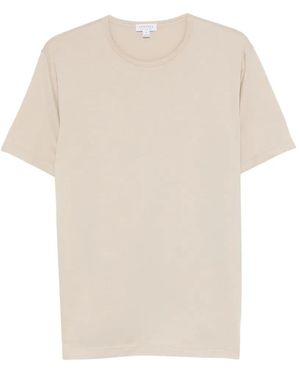 Sunspel Crew-neck Short-sleeve T-shirt - White