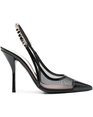 Gucci Signoria 110mm スリングバック パンプス - ホワイト
