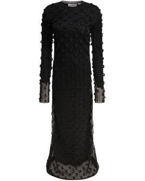 Sportmax Abito Con Apertura Posteriore - Nero