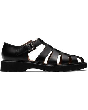 サンダル・ミュール CHURCHS SUEDE LEATHER CAGE SANDALS CHURCH'S Fisherman Suede Sandals for Men | MR PORTER
