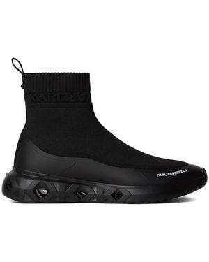 KARL LAGERFELD K/Kite Run Sock Boots - Black