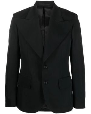 Walter Van Beirendonck Single-Breasted Tailored Blazer - Black