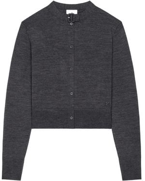 Courreges Cardigan Mit Schnallenknöpfen - Blau