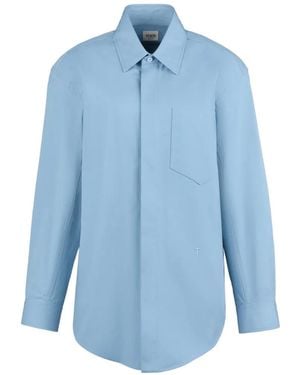 Tod's Patch-Pocket Shirt - Blue