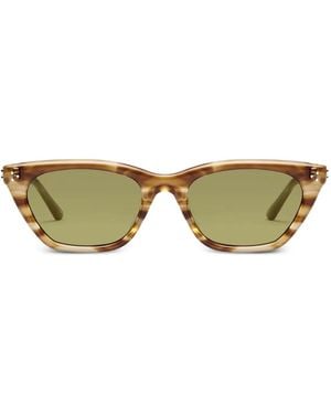 Gentle Monster Modern Cat-Eye Sunglasses - Natural