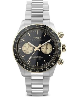 Timex Waterbury Heritage Chronograph 39Mm Watch - Grey