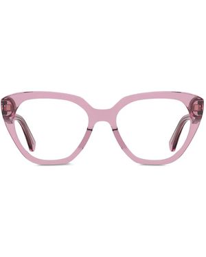 Moschino Cat-Eye Full-Rim Glasses - Pink