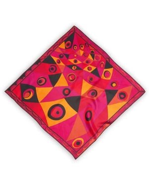 PUCCI Fular Con Estampado Angoli - Rojo