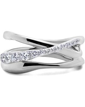 Monica Vinader Pavé-Zetting Ring Met Diamant - Wit