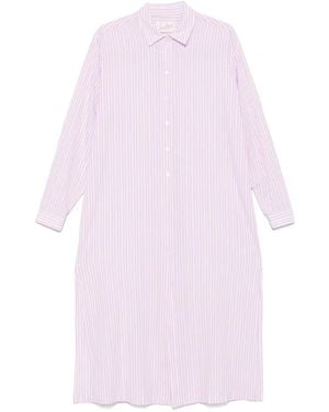 MC2 Saint Barth Striped Shirt Dress - Pink