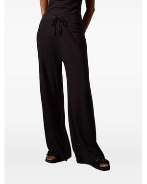 James Perse Pantalones De Chándal Con Cordones - Negro