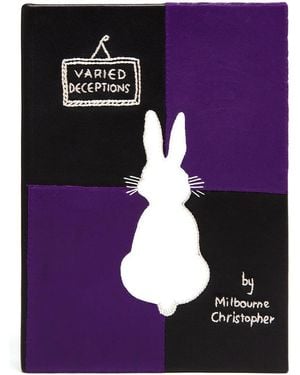 Olympia Le-Tan 'Varied Deceptions' Embroidered Clutch - Purple