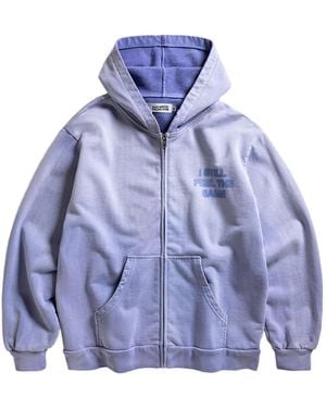 ANTI SOCIAL SOCIAL CLUB Logo-Print Hoodie - Blue