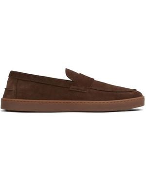 Henderson Suede Loafers - Brown