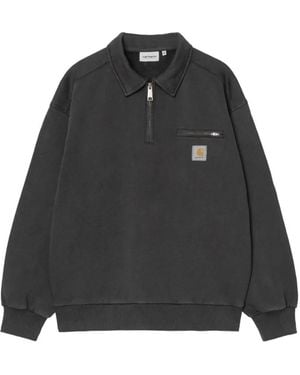 Carhartt Half Zip Detroit Sweatshirt - Black