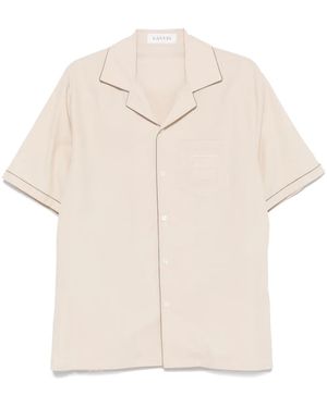 Lanvin ロゴパッチ シャツ - ナチュラル
