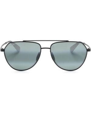 Maui Jim Waiwai Pilot-Frame Sunglasses - Grey