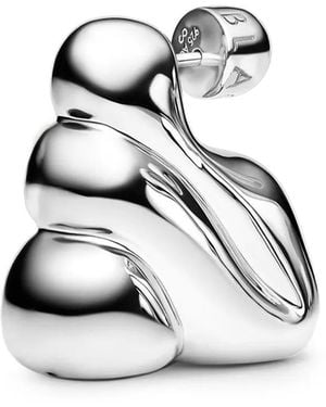Maria Black Bogota Medium Earring - White