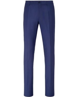 Philipp Plein Pressed-Crease Tailored Pants - Blue