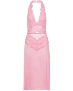 Gucci Silk Satin Dress - Pink