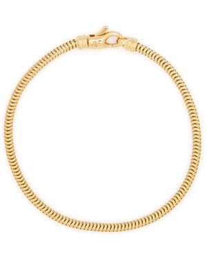 Tom Wood Snake-Chain Sterling- Bracelet - White
