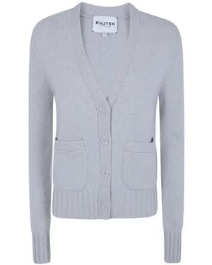 Kujten Milena Cardigan Aus Kaschmir - Blau