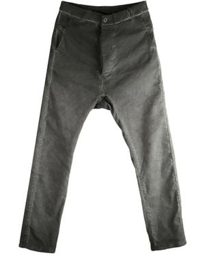 Boris Bidjan Saberi Faded Drop-Crotch Pants - Grey