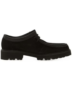 Clarks Cleyhill Seam Wildlederschuhe - Schwarz