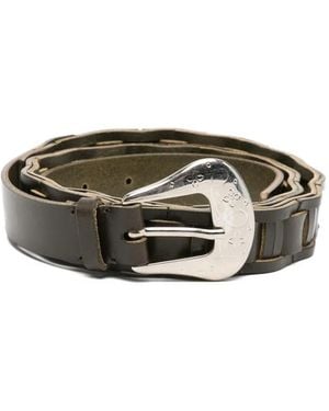 NAMACHEKO Braided-Design Belt - Grey