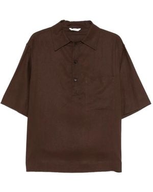 Hevò Short-Sleeve Shirt - Brown