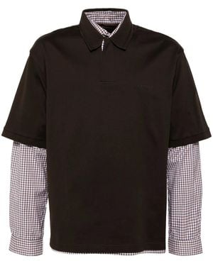 CROQUIS ロングスリーブ トップ - ブラック