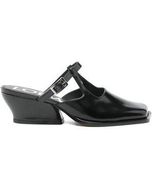 Loewe 60Mm Onda Mules - Black