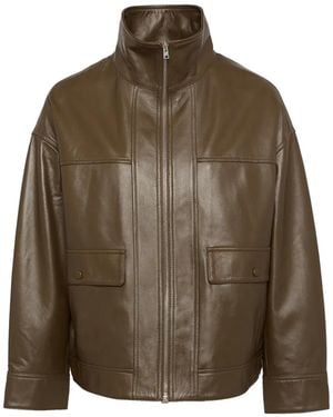 Yves Salomon Leren Jack - Bruin