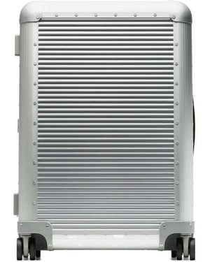 Fpm Milano Metallic Bank Spinner 68 Aluminium Suitcase - Grey