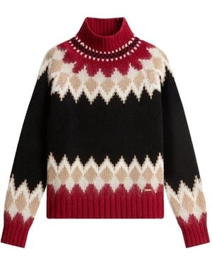 Woolrich Pullover Mit Fair-Isle-Muster - Rot