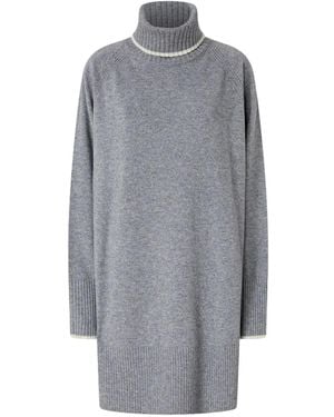 Pinko Turtleneck Mini Dress - Gray