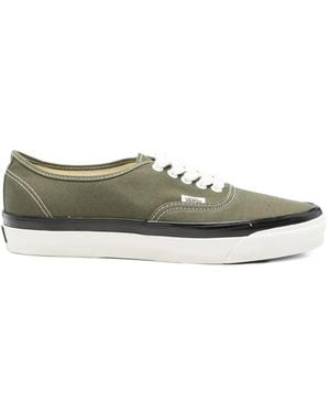 Vans Lx Authentic 44 Deck Lace-Up Contrast-Sole Sneakers - Green