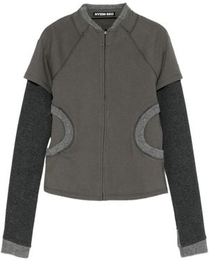Hyein Seo Layered Zip-Up Jacket - Grey