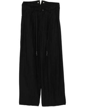 Nude:mm Drawstring Trousers - Black