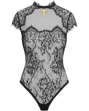 Scandale Backless Bodysuit - Grey