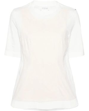 Sportmax Layered-Effect T-Shirt - White