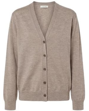 The Row Nilas Cardigan Mit Knöpfen - Natur