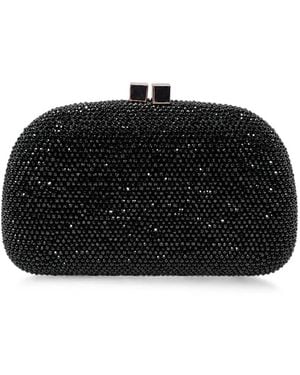 Serpui Clutch Mia Con Cristalli - Nero