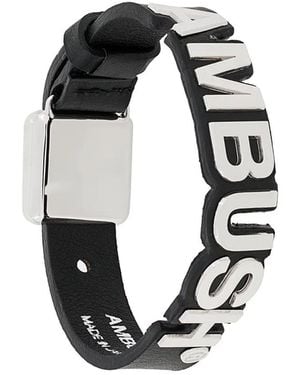 Ambush Logo Plaque Bracelet - Black