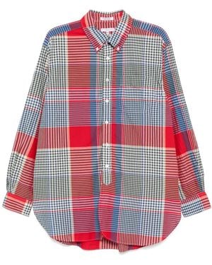 Engineered Garments Camisa a cuadros - Blanco