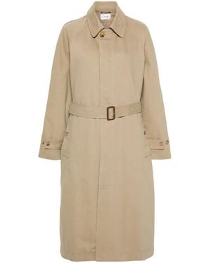 Haikure Thatcher Trench Coat - Natural
