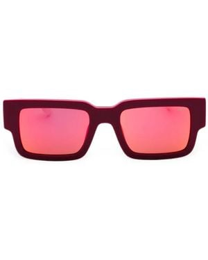 Fila Rectangle-Frame Sunglasses - Pink