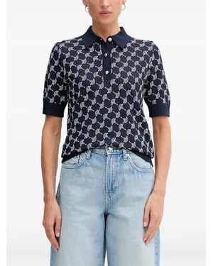 Joop! Gemustertes Kella Poloshirt - Blau