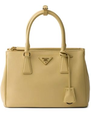 Prada Medium Galleria Tote Bag - Natural